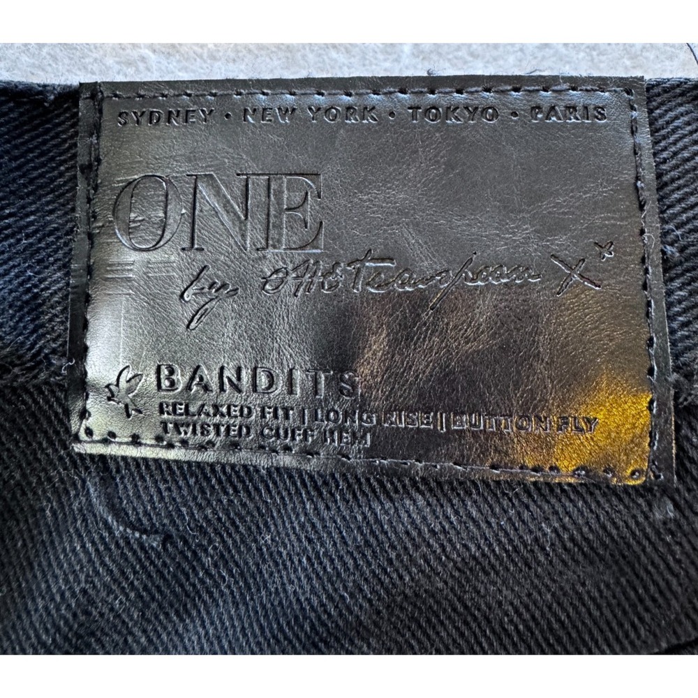 2 pair One Teaspoon Shorts Sm 27 Denim Distressed Bandits Sailor Cut Off *READ* - Picture 8 of 16